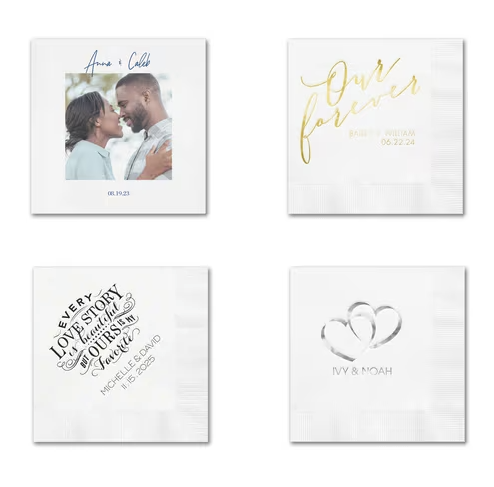 Wedding Printed Napkins